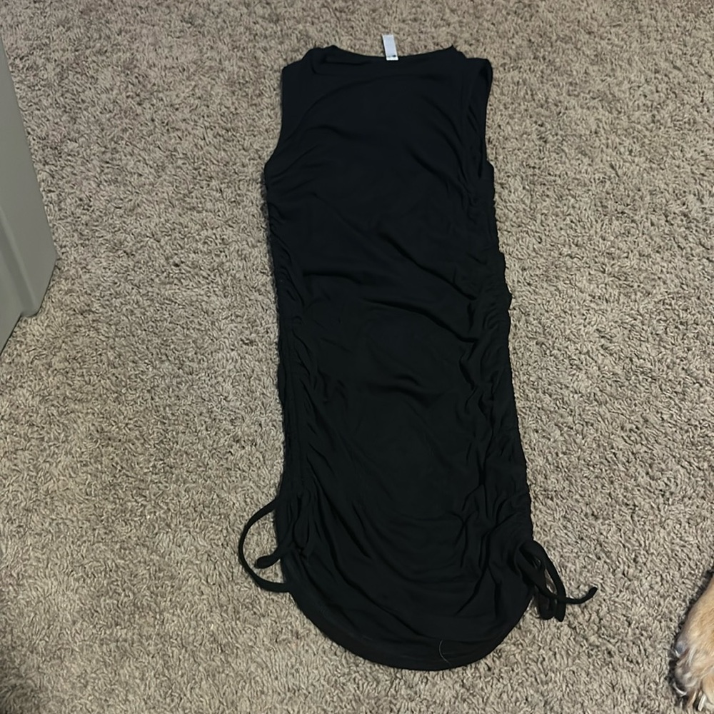 Black tank top mini dress